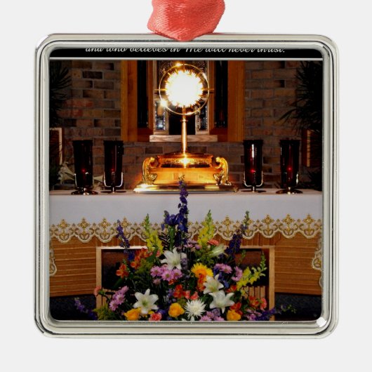 Ornement En Métal Sainte Communion eucharistique (Devant)