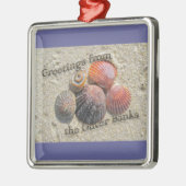 Ornement En Métal Salutations des articles externes de coquillages (Gauche)