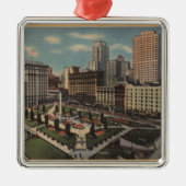 Ornement En Métal San Francisco, vue carrée de CAUnion (Devant)