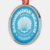 Ornement En Métal Sandbridge Beach (coquillage) (Gauche)