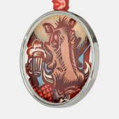 Ornement En Métal Sanglier (Gauche)