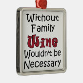 Ornement En Métal Sans Vin de famille (Droite)