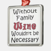 Ornement En Métal Sans Vin de famille (Gauche)