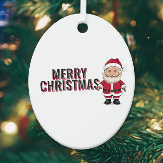 Ornement En Métal Santa Claus - Santon Toy Doll Christmas