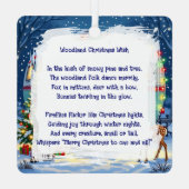 Ornement En Métal Santa Drinking Hot Cocoa outside his RV Christmas (Verso)