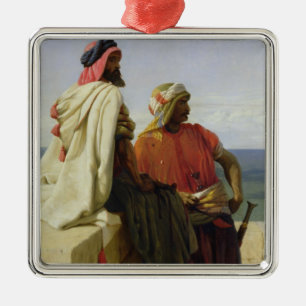 Ornement En Métal Saracens devant leur position, 1864