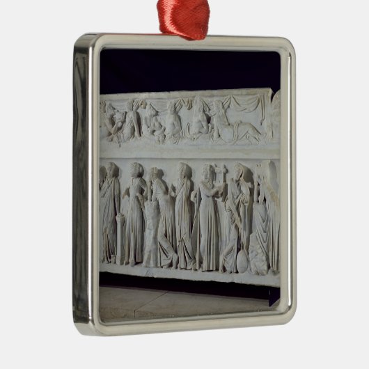Ornement En Métal Sarcophage avec la frise des neuf Muses (Droite)