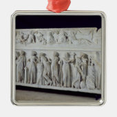 Ornement En Métal Sarcophage avec la frise des neuf Muses (Devant)