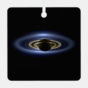 Ornement En Métal Saturne éclipse le Soleil vu de l'orbiteur Cassini