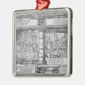 Ornement En Métal Scène d'opérations bancaires (Gauche)