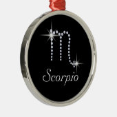 Ornement En Métal Scorpion diamant brillant (Droite)