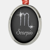 Ornement En Métal Scorpion diamant brillant (Gauche)