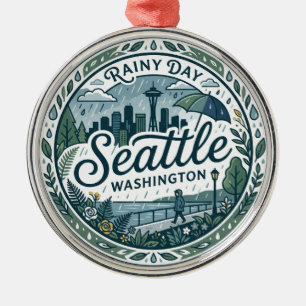 Ornement En Métal Seattle, Washington, États-Unis États-Unis