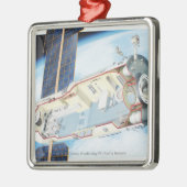 Ornement En Métal Section transversale de station spatiale actionnée (Gauche)