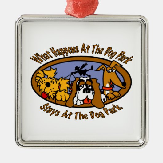 Ornement En Métal Séjours @ le parc de chien (Devant)