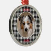 Ornement En Métal Sentiments Portrait de chien Buffalo Conception de (Droite)