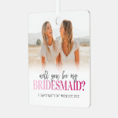 Ornement En Métal Seras-Tu Mon Époux 2 Photo (Avant gauche)