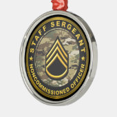 Ornement En Métal Sergent d'état-major (Gauche)