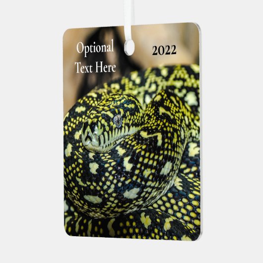 Ornement En Métal Serpent Python de Tapis Jungle (Avant gauche)