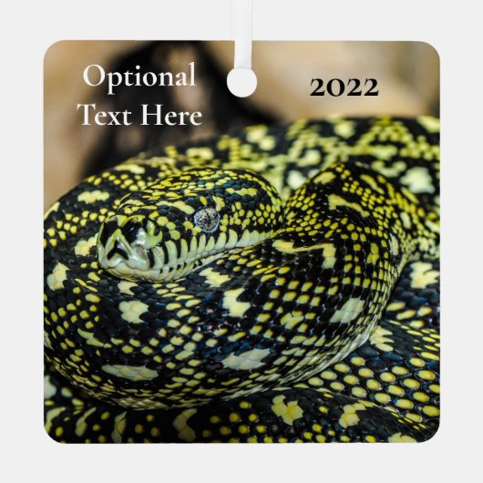 Ornement En Métal Serpent Python de Tapis Jungle (Verso)