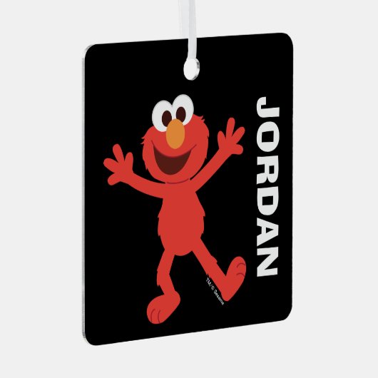 Ornement En Métal Sesame Street | Personalized Elmo (Avant droite)