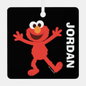Ornement En Métal Sesame Street | Personalized Elmo (Recto)