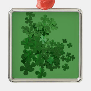 Ornement En Métal Shamrock de la Saint-Patrick