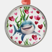 Ornement En Métal Shark Lovers Christmas Ornament Keepsake (Devant)