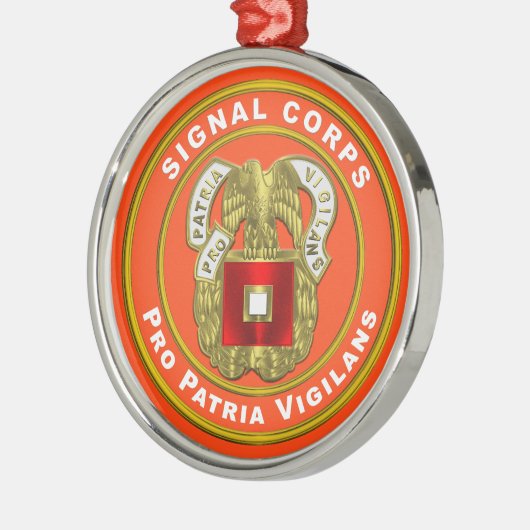 Ornement En Métal Signal Corps Noël (Gauche)