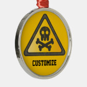 Ornement En Métal Signal d'avertissement amusantThunder_Cove (Droite)