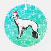 Ornement En Métal Silken Windhound Magie de Noël (Verso)