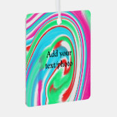 Ornement En Métal Simple acrylique pour marbre ajouter votre nom de (Avant droite)