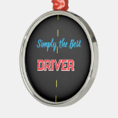 Ornement En Métal Simply the Best Driver (Gauche)