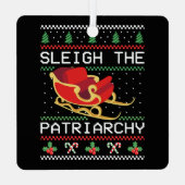 Ornement En Métal Sleigh The Patriarchy I (Verso)