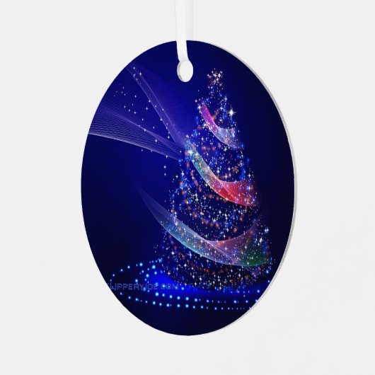 Ornement En Métal Slippery Joe numériquement rendu sapin de Noël bea (Avant gauche)