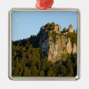 Ornement En Métal Slovénie, Bled, lac de Bled, château de Bled sur