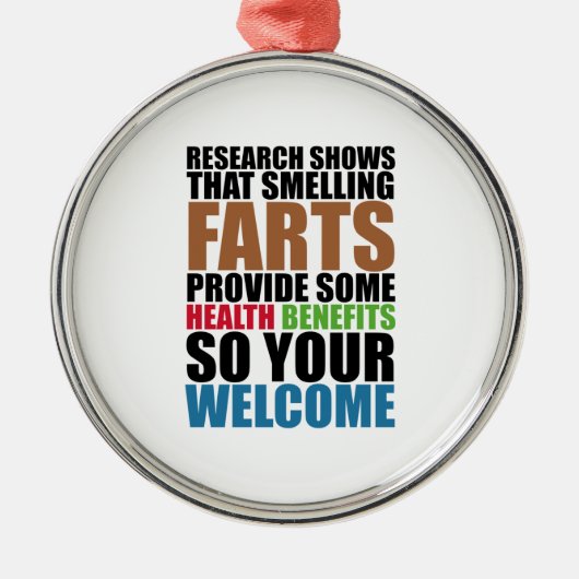 Ornement En Métal Smelling Farts (Devant)
