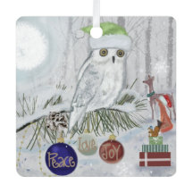Snowy Owl et ses amis le soir de Noël