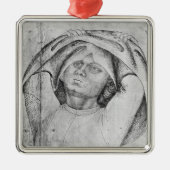 Ornement En Métal Soldat enlevant son chainmail (Devant)