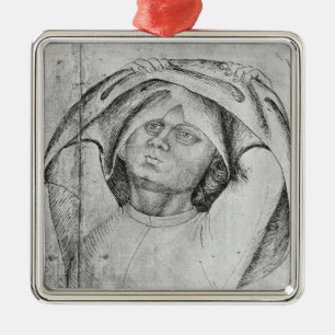 Ornement En Métal Soldat enlevant son chainmail