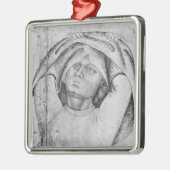 Ornement En Métal Soldat enlevant son chainmail (Gauche)