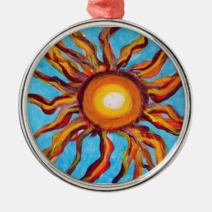 Ornement En Métal Soleil sauvage