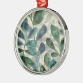 Ornement En Métal Sophistication verdoyante - Feuilles tropicaux (Gauche)