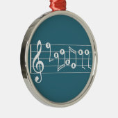 Ornement En Métal Soprano Chanteur Ornament musical (Droite)