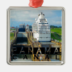 Ornement En Métal Souvenir de canal de Panama
