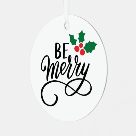 Ornement En Métal Soyez Joyeux (Avant gauche)