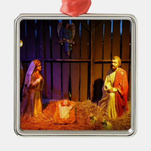 Ornement En Métal Spectacle de Noël de la crèche à Washington DC (Devant)