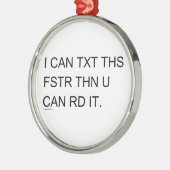 Ornement En Métal Speedy Texter (Gauche)