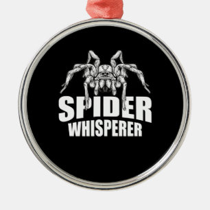 Ornement En Métal Spider Whisperer Halloween Tarantula Spider Cadeau