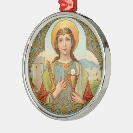 Ornement En Métal St. Barbara (BK 001) (Gauche)